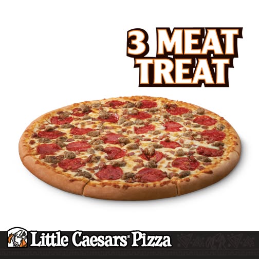 Pizza 3 Meat Treat Con Orilla de queso