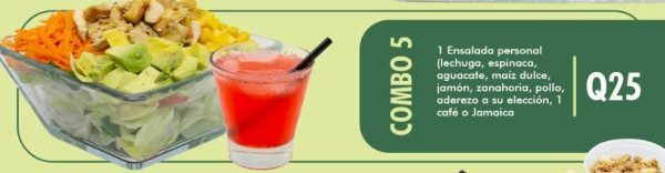 MENU NATURALFIT COMBO 5