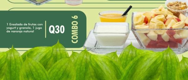 MENU NATURALFIT COMBO 6