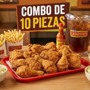 COMBO DE 10PZ  POLLO CAMPERO