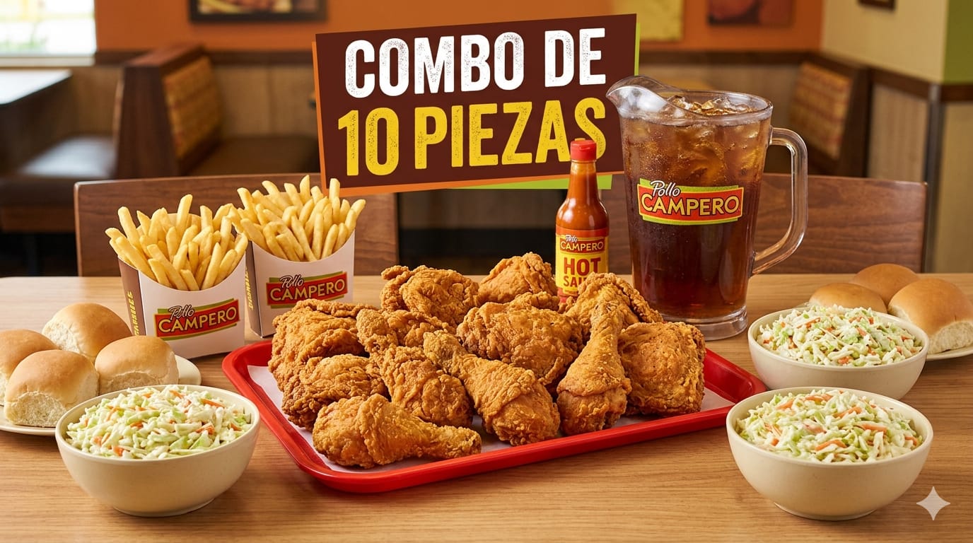 COMBO DE 10PZ  POLLO CAMPERO
