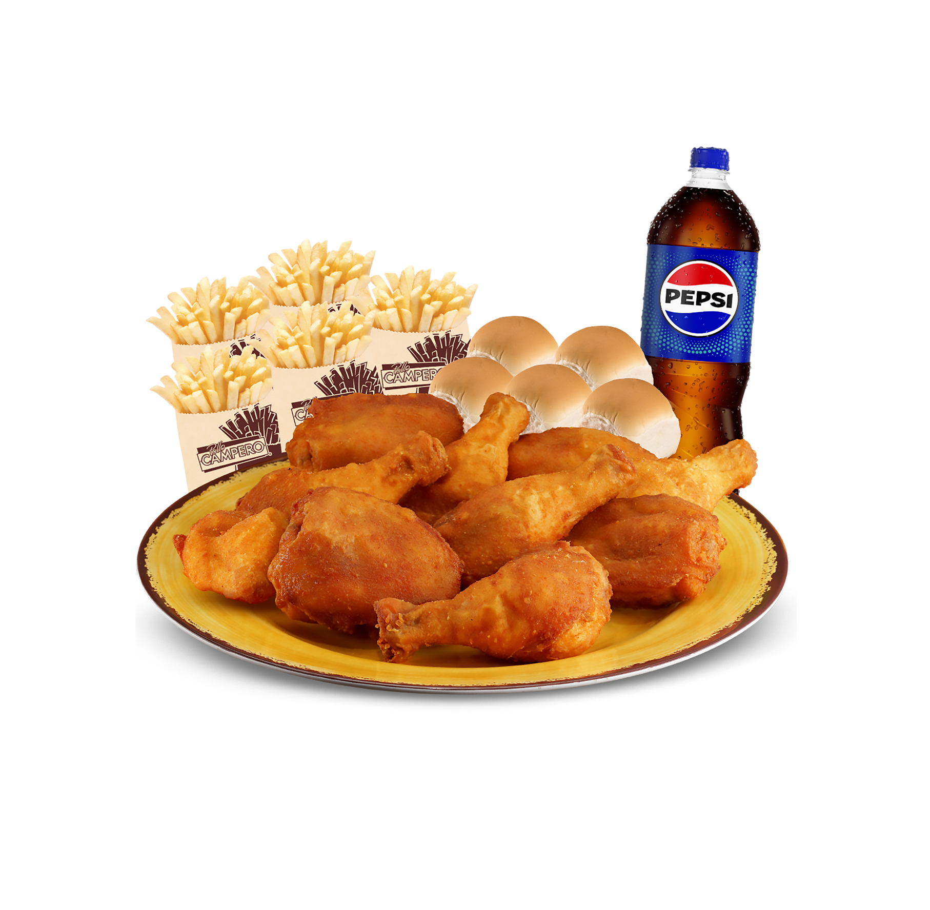 COMBO DE 12PZ POLLO CAMPERO